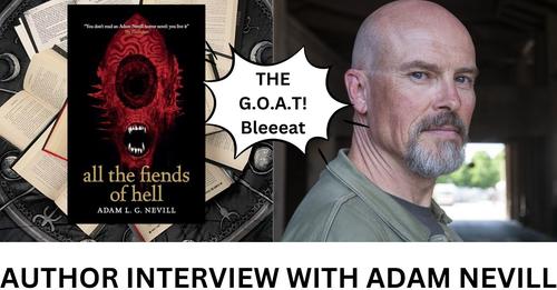 NEW AUTHOR INTERVIEW. HAPPY GOAT HORROR ON YOUTUBE